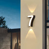 Digitra™ | LED Huisnummer Wandlamp Buiten IP65